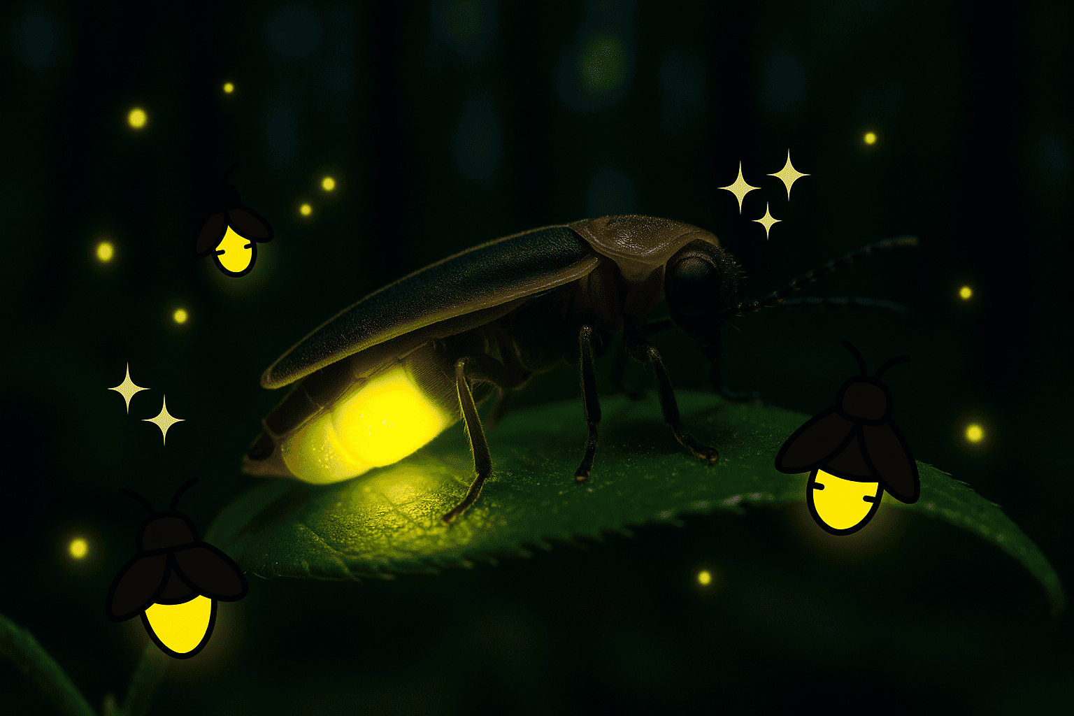 ¿Por qué brillan las luciérnagas?